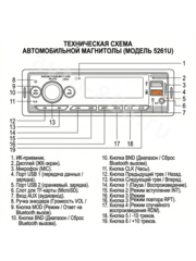Магнитола автомобильная LCD-5261U фото 5