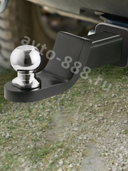 Кронштейн фаркопа усиленный (вставка) под квадрат 50х50, с шаром и пальцем фото 5