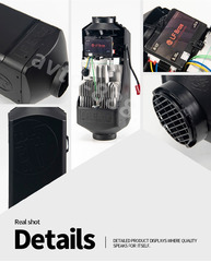 Автономный воздушный отопитель 24V 5000 Квт Лунфэй Стандарт ER5.0 (дизель) фото 4