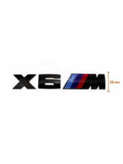 Надпись X6///M 160*30mm BL-030A фото 4