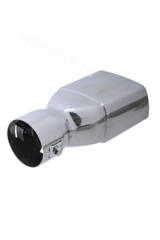 Насадка на глушитель H014D хром фото 4