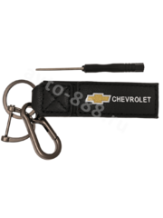Брелоки на ключи кожа петля-карабин CHEVROLET 0395 фото 1