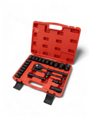 Набор ударных головок 1/2 (23 предмета) короткий фото 1