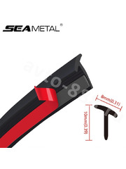 Уплотнитель со скотчем чёрный, длина 1.7м фото 1