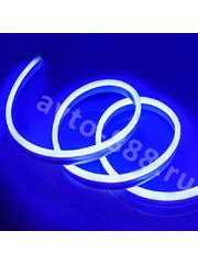 Светодиодная лента 5м Т2835 12V синий фото 1