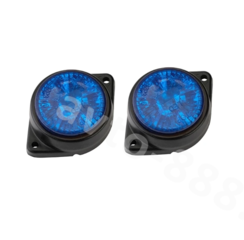 Фонари габаритные синий XY-4004-2 12V/24V (2шт) фото 1