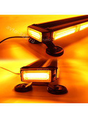 Маяк четырёхсторонний COB стробоскоп, янтарно-жёлтого цвета фото 3