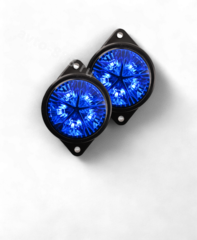 Фонари габаритные синий XY-4004-2 12V/24V (2шт) фото 4