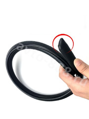 Уплотнитель на двери резинка/железо 80cm (2шт) фото 2