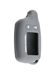 Чехол на пульт сигнализации силиконовый TW-9010 9020 9030 серый фото 2