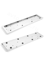 Рамка номера белая (2шт) 8304 фото 2