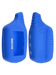 Чехол на пульт сигнализации силиконовый В9 А91 голубой фото 1