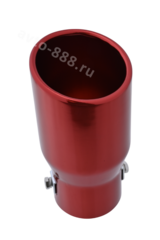 Насадка на глушитель ZXQ-683 красный фото 5