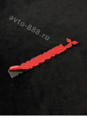 Надпись MITSUBISHI хром 187*30mm ML-001A фото 2