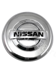 Колпачок на литье хром Nissan, C-553 (внешний73mm/внутренний63mm) фото 1
