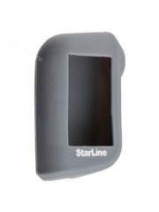 Чехол на пульт сигнализации силиконовый A93 серый фото 2