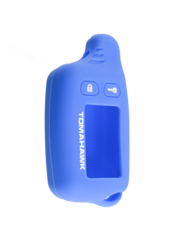 Чехол на пульт сигнализации силиконовый TW-9010 9020 9030 голубой фото 2