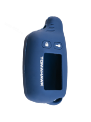 Чехол на пульт сигнализации резиновый темно-синий TW-9010/9020/9030 фото 2