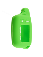 Чехол на пульт сигнализации силиконовый TW-9010 9020 салатовый фото 2
