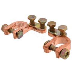 Клеммы для аккумулятора ЕВРО (пара) фото 1