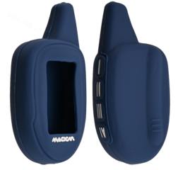 Чехол на пульт сигнализации силиконовый MaJiCar 7 темно-синий фото 1