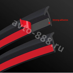 ACS-VNEL-NB5010 Уплотнитель со скотчем чёрный, длина 10м фото 2