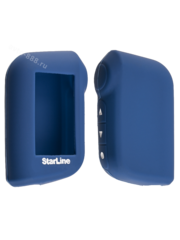 Чехол на пульт сигнализации силиконовый A93 темно-синий фото 1