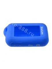 Чехол на пульт сигнализации силиконовый E90 голубой фото 3