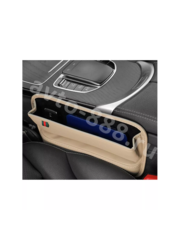 Органайзер карман для мелочей между сиденьями кожа бежевый 1 шт фото 1