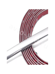 Молдинг хром 15 м (15мм ) фото 3