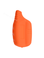 Чехол на пульт сигнализации силиконовый В9 А91 оранжевый фото 3