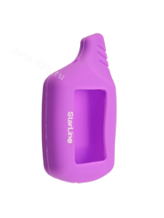 Чехол на пульт сигнализации силиконовый В9 А91 сиренневый фото 2