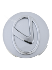 Колпачок на литье LEXUS серый (внешний 62мм/внутренний 55мм) LC-002 фото 3