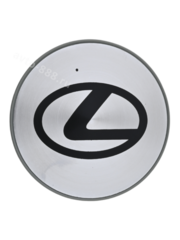 Колпачок на литье LEXUS серый (внешний 69мм/внутренний 64мм) LC-003 фото 3