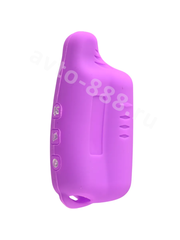 Чехол на пульт сигнализации силиконовый TW-9010 9020 9030 сиреневый фото 3