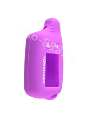 Чехол на пульт сигнализации силиконовый TW-9010 9020 9030 сиреневый фото 4