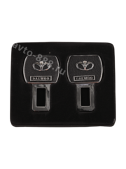 Заглушка в ремень Daewoo. Цвет чёрный (пара) Акции фото 1