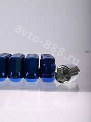 Секретки гайки RAYC 12*1,5 F450 (20 шт, высота 30 мм) синий фото 3