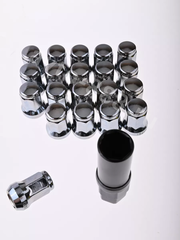 Секретки гайки 12*1,5 N042 (комплект 20 шт, ключ 17) хром фото 2