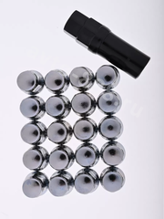 Секретки гайки 12*1,5 N042 (комплект 20 шт, ключ 17) хром фото 6