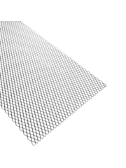 Сетка на решетку радиатора алюминиевая чёрная крупные 1000*330 мм ячейки 8м*18мм фото 2