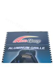 Сетка на решетку радиатора алюминиевая чёрная крупные 1000*330 мм ячейки 8м*18мм фото 4