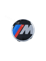 Колпачок на литье ///M BC-018 (внешний 68mm/внутренний 66mm) фото 1