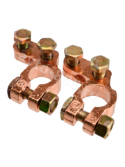 Клеммы для аккумулятора ЕВРО (пара) фото 1