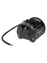 Фара (балка) светодиодная двухрядная, 6LED, дальний свет (4D линза), 18Вт, 98х78х65мм, 12/24В фото 4