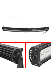 Фара (балка) светодиодная двухрядная изогнутая, 60LED, комбинированный свет, 180Вт, 820х78х60мм, 12/24В фото 3