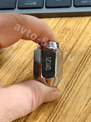 Гайка на колесо М12×1.25 конус (ключ 21) L35 хром (5шт) 1006L32 фото 4