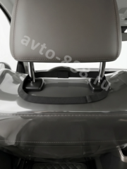 Защита спинки автомобильного сидения АнтиДеть 80*50см чёрный кант фото 2