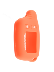 Чехол на пульт сигнализации силиконовый TW-9010 9020 9030 оранжевый фото 2
