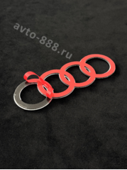 Эмблема AUDI 135*43 (задняя А4) AE-001 фото 3